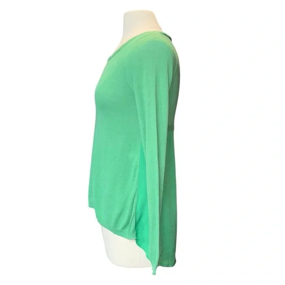 Anthropologie | Vintage Bird Label | Green Knit Pullover Sweater | Small - Picture 5 of 9